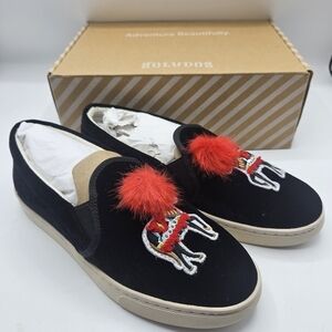 NWB Soludos Velvet Show Pony Sneaker size 6.5